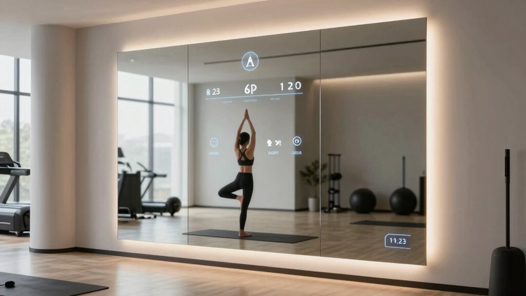 smart interactive fitness mirrors