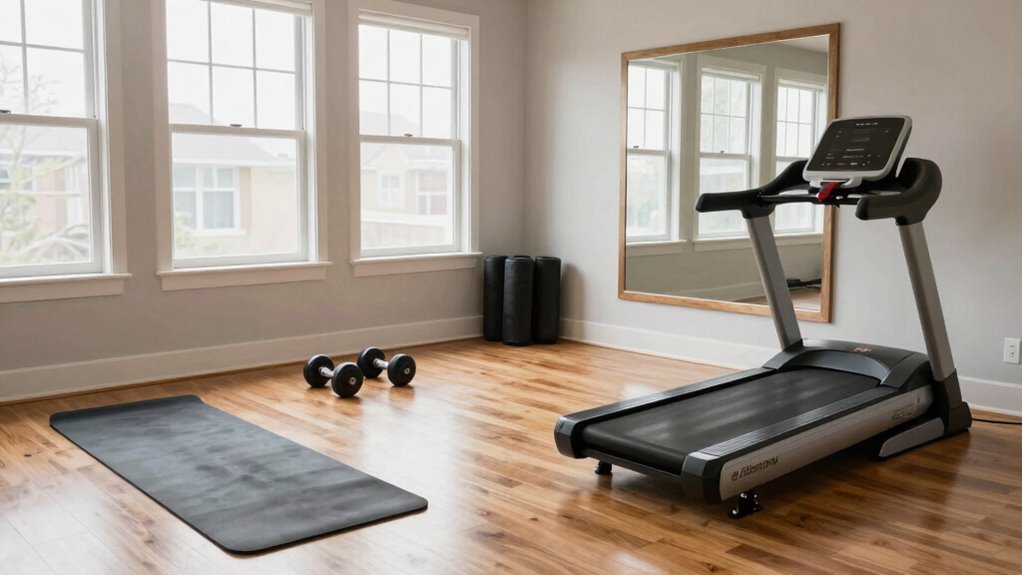 strategic organized fitness setup