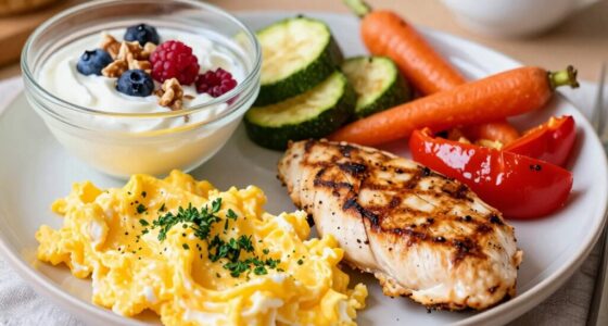 variety in high protein meals