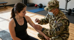Military requiring flu vaccines for recruits as Air Force base deals with outbreak