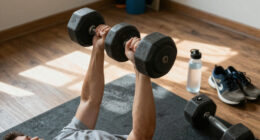 This Is The Dumbbell Workout A Personal Trainer Recommends For People Who Want To Build Strength Without Going To The Gym