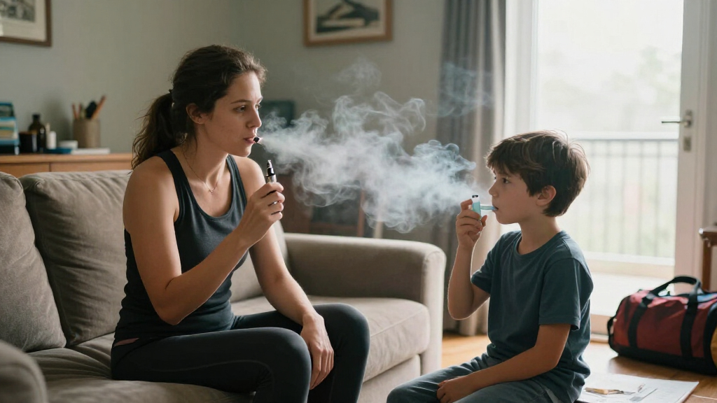 Vaping Plus Smoking In The Home Might Be Worst For Kids' Asthma