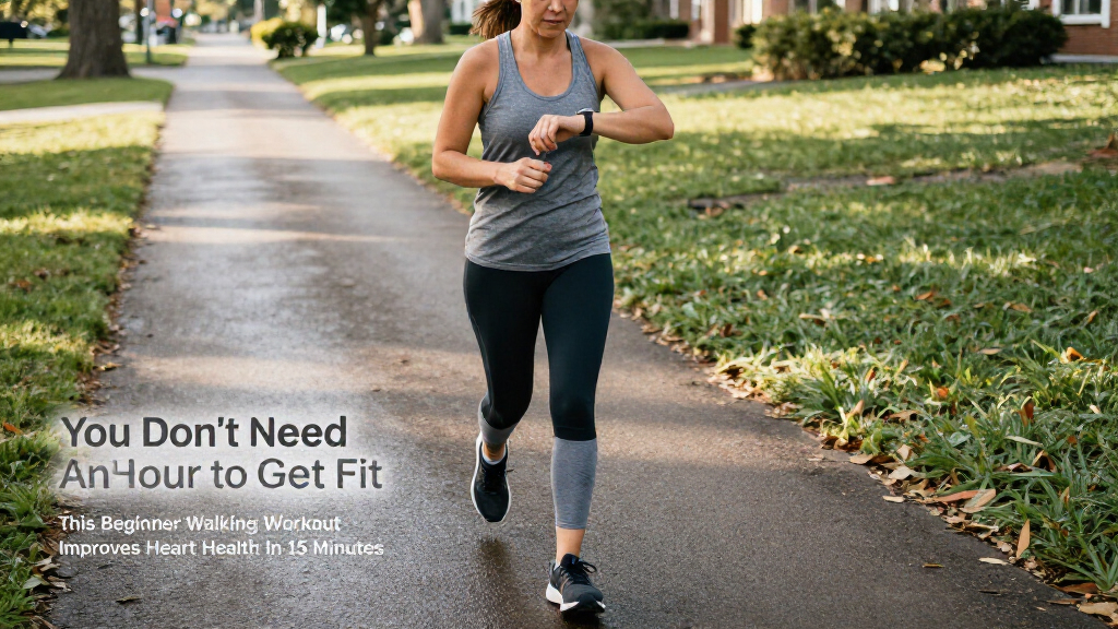 You Don’t Need An Hour To Get Fit—this Beginner Walking Workout Improves Heart Health In 15 Minutes